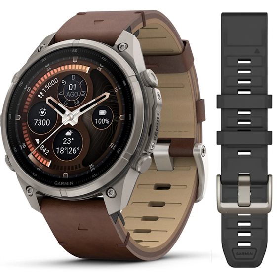 Smartwatch Garmin Uomo fēnix® 9 Pro in Titanio 010-04336-11 - 010-04336-11